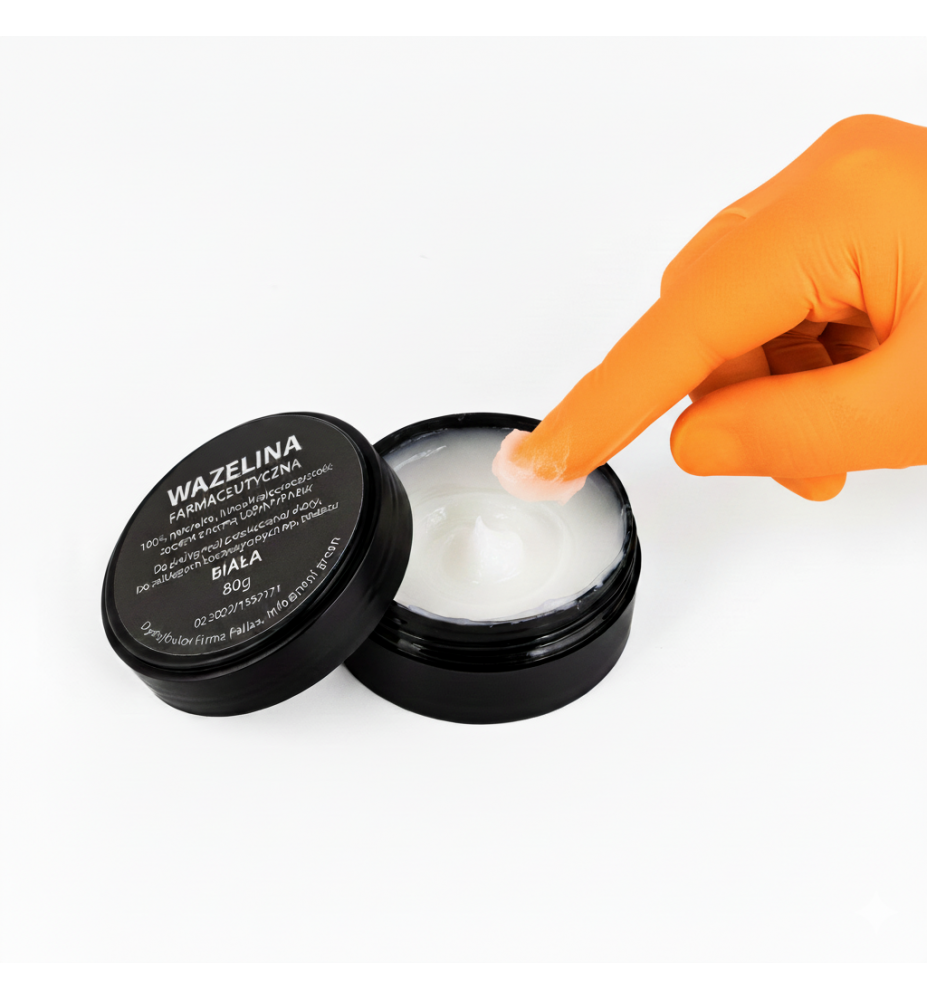 Wazelina Biała Kosmetyczna Farmaceutyczna do Tatuażu Czysta 80 g TATTOO