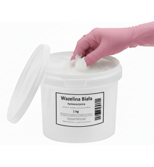 Wazelina Biała Kosmetyczna do Tatuażu Czysta 1000g