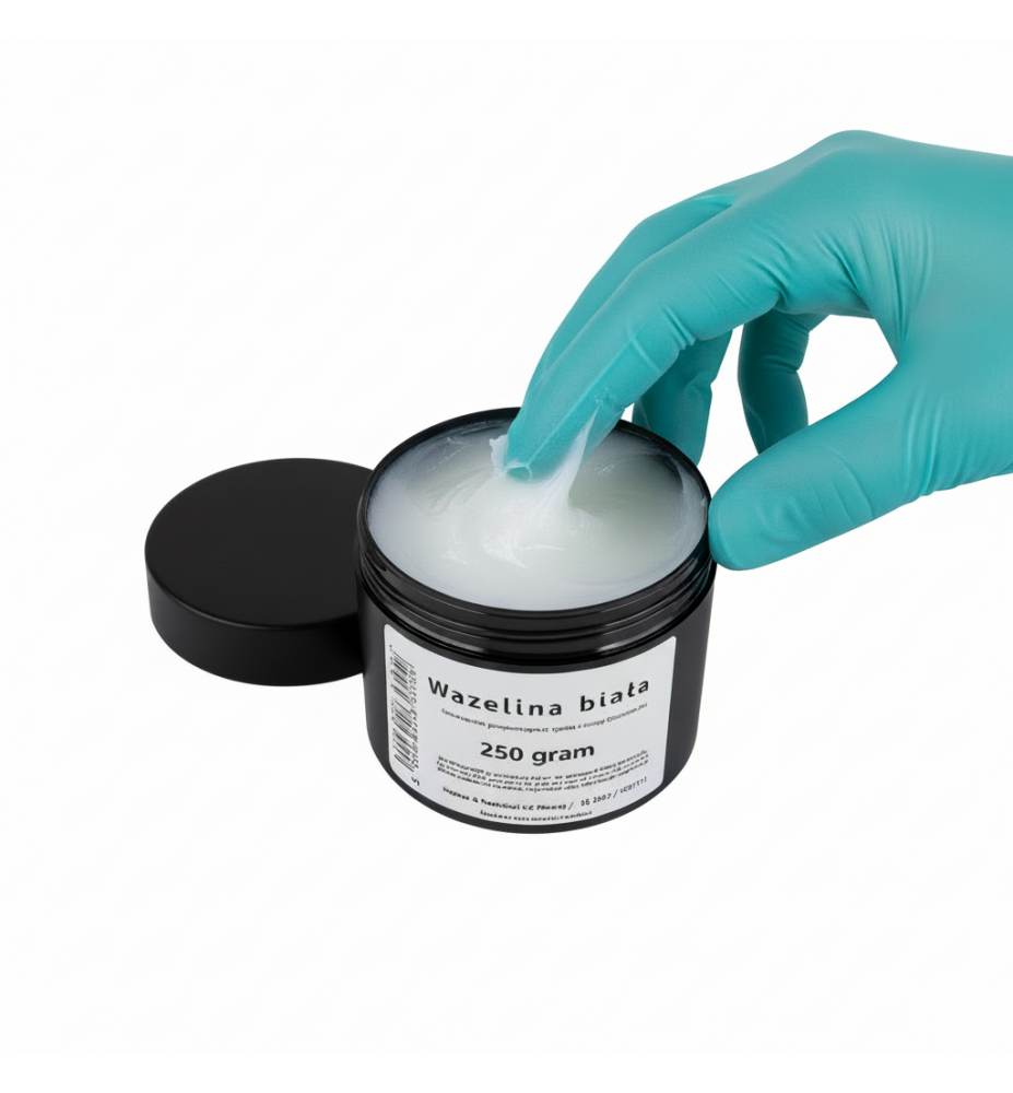 Wazelina Biała Kosmetyczna do Tatuażu Czysta 250 g