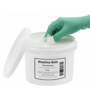 WAZELINA FARMACEUTYCZNA, KOSMETYCZNA, CZYSTA 500g